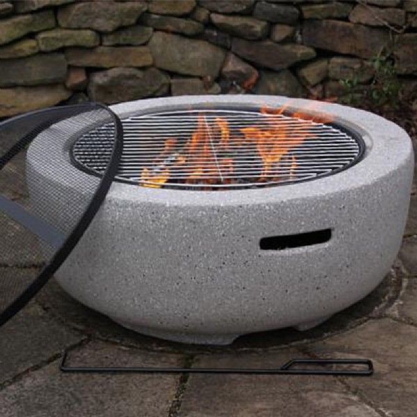 Gardeco Marbella Round Garden Fire Bowl