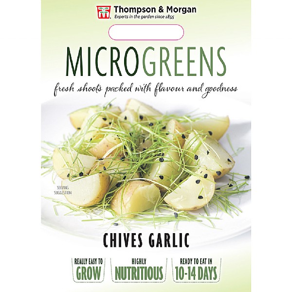 Thompson & Morgan Microgreens Chives Garlic 