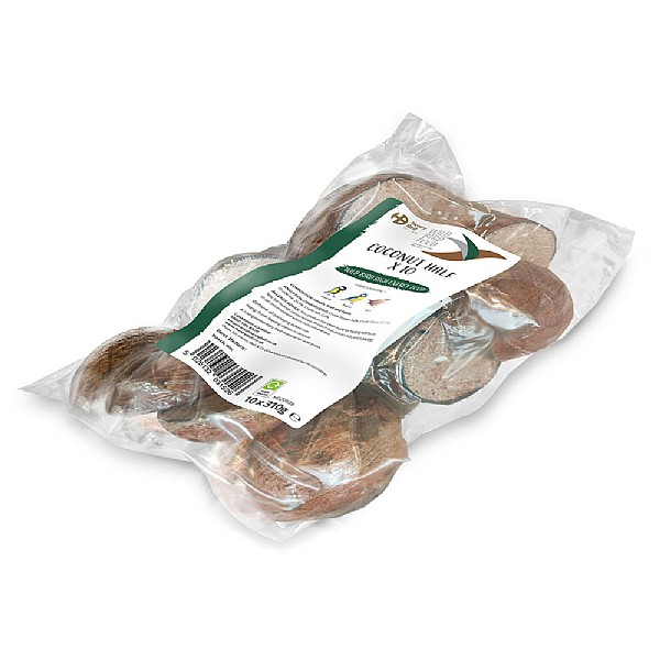 Henry Bell Suet Filled Coconut Half for Wild Birds Pack of 10
