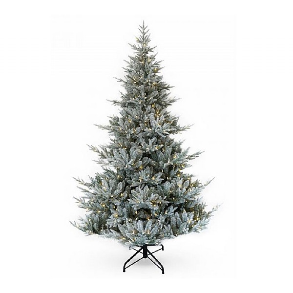 6.5ft Pre-Lit Snowy St Francis Artificial Christmas Tree (198cm)