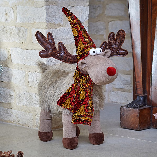 fat reindeer plush