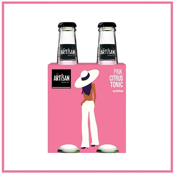 Artisan Pink Citrus Tonic 4 x 200ml