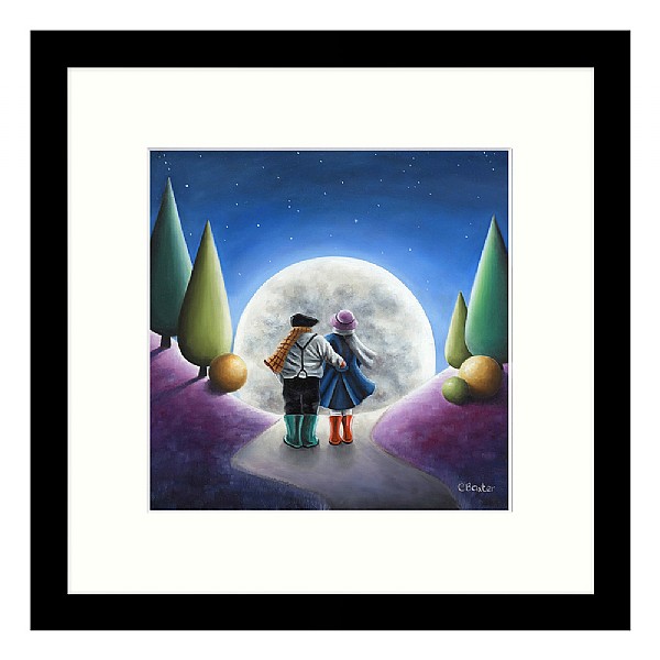 'By The Silvery Moon' Picture 33.5x33.5cm