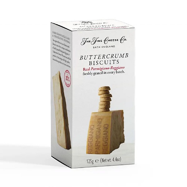 The Fine Cheese Co. Parmesan Buttercrumb Biscuits 125g