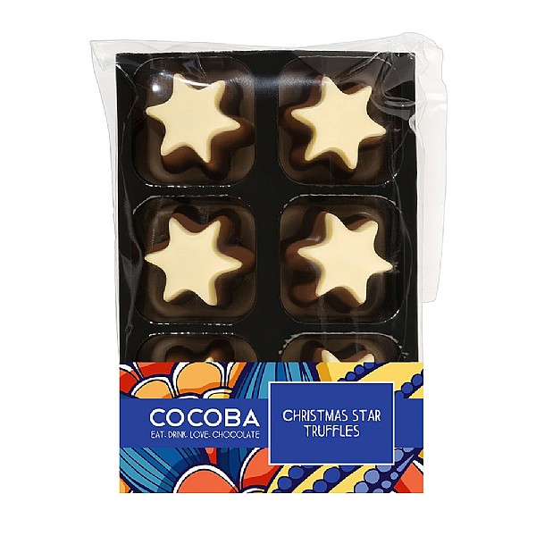 Cocoba Christmas Star Truffles 60g
