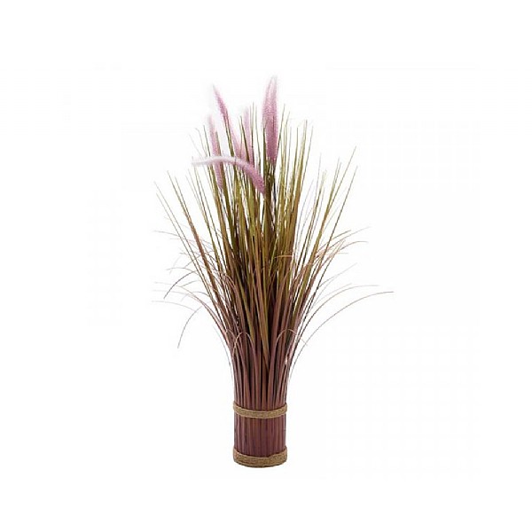 Lilac Grass Tails Faux Bouquet 70cm