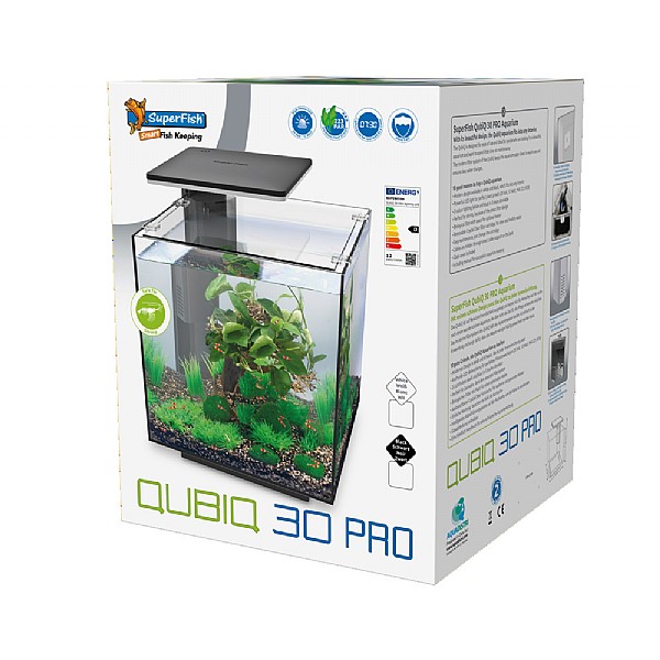 Superfish Qubiq Aquarium 30 Pro Black Aquariums & bs