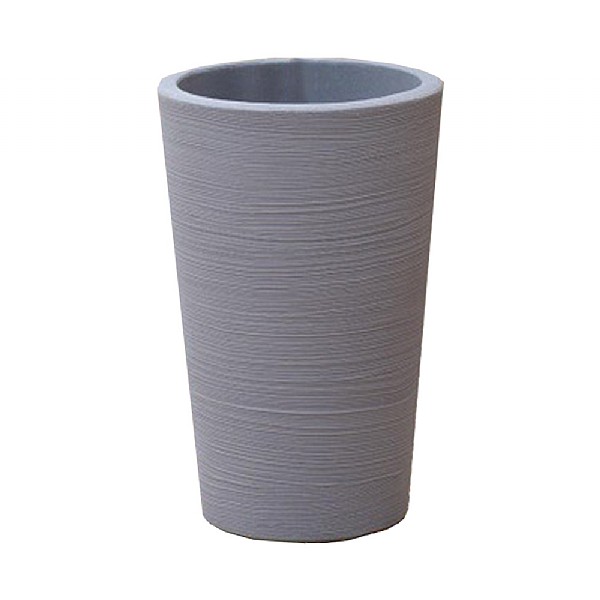 Stewart Garden 40cm Varese Tall Vase Alpine Grey