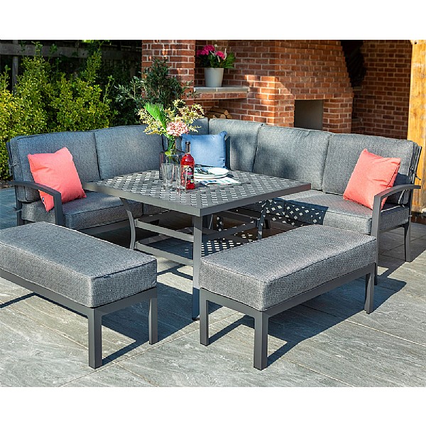 Hartman Rosario Casual Dining Firepit Set