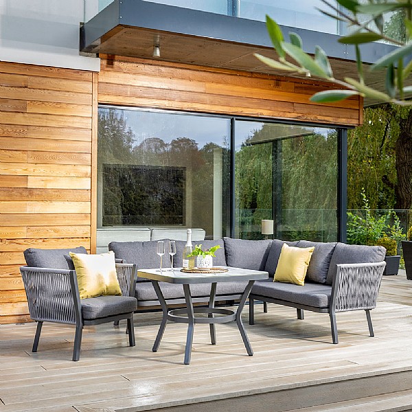 Kettler Kingston Lounge Set Metal Garden Furniture bs Garden Centre