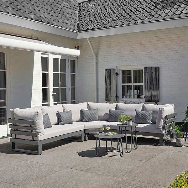 Kettler Kingston Lounge Set Metal Garden Furniture bs Garden Centre