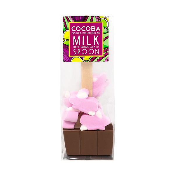 Cocoba Bunny Marshmallow Hot Chocolate Spoon 100g