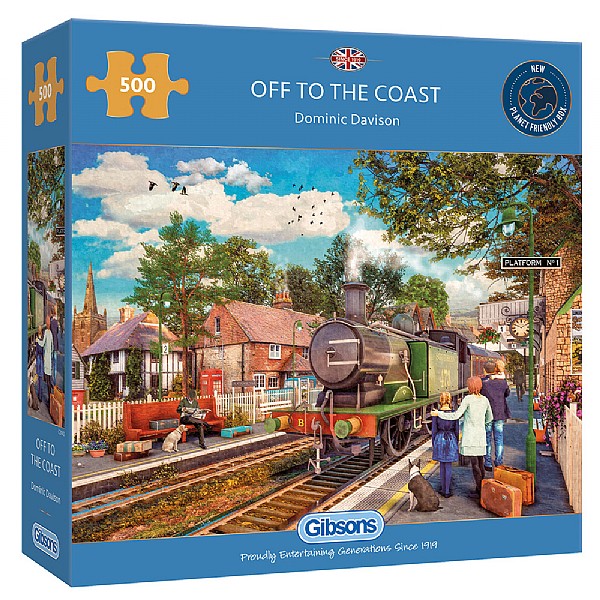 Gibsons Off to the Coast 500 Piece Jigsaw Puzzle