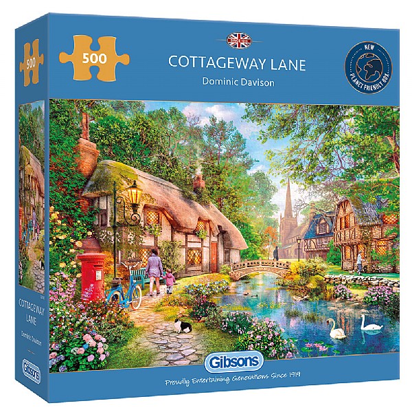 Gibsons Cottageway Lane 500 Piece Jigsaw Puzzle
