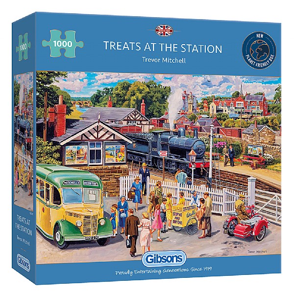 Gibsons Treats at the Station 1000 Piece Jigsaw Puzzle