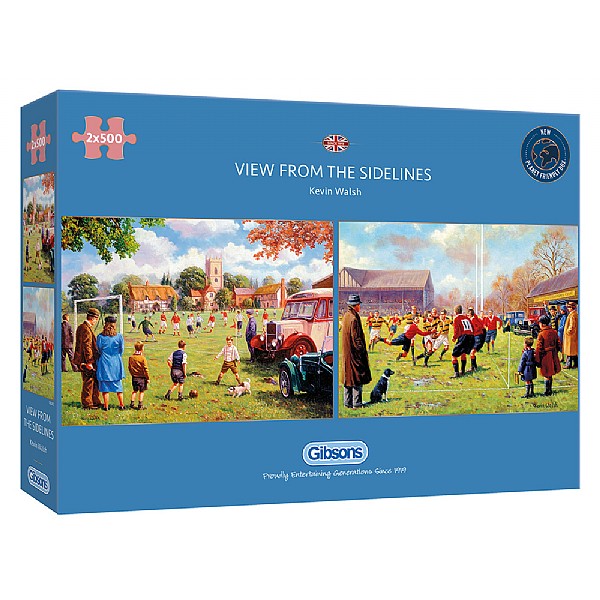 Gibsons View from the Sidelines 2x500 Piece Jigsaw Puzzle