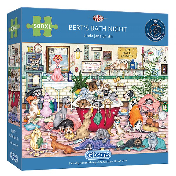 Gibsons Berts Bath Night 500XL Piece Jigsaw Puzzle