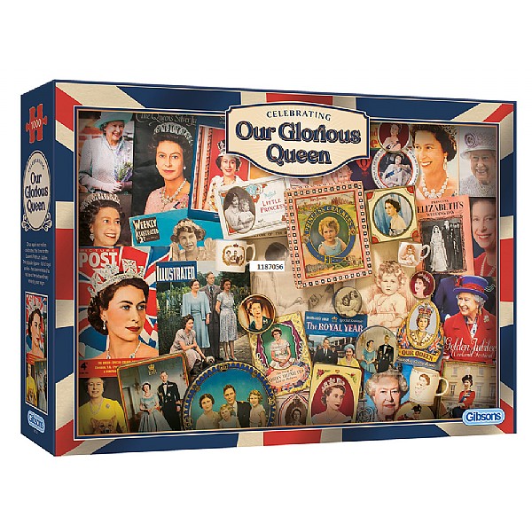 Gibsons Our Glorious Queen 1000 Piece Jigsaw Puzzle