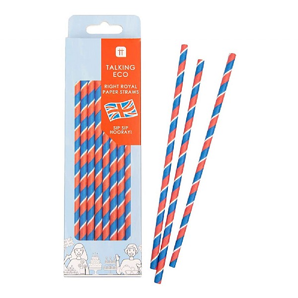 Right Royal Paper Straws (Pack of 30)