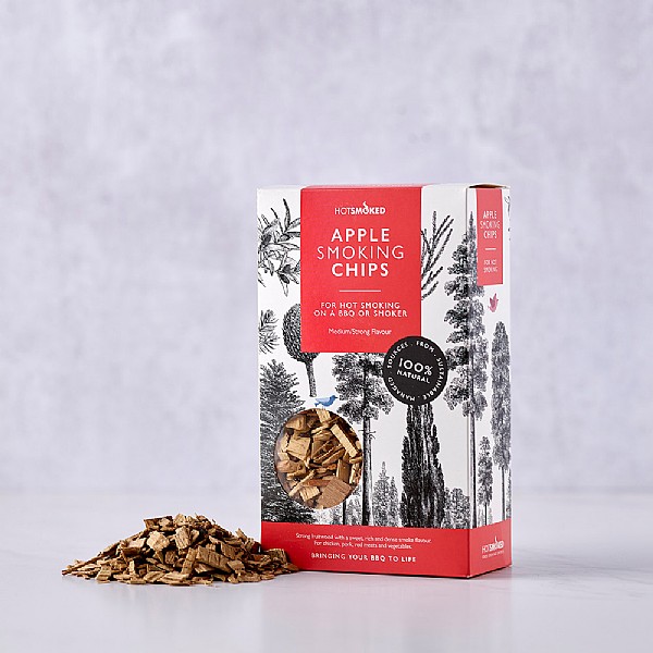 Hot Smoked Apple Smoking Chips 400g