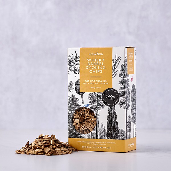 Hot Smoked Whisky Barrel Smoking Chips 400g