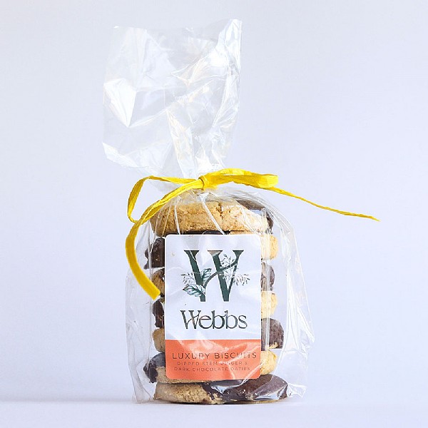 Webbs Dark chocolate dipped Stem Ginger Oaties