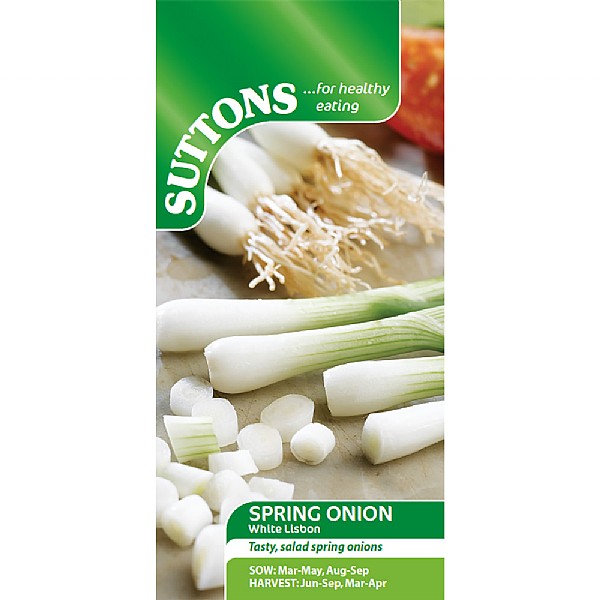 Suttons Spring Onion White Lisbon Seeds