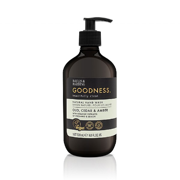 Baylis & Harding Goodness Oud, Cedar & Amber Hand Wash 500ml