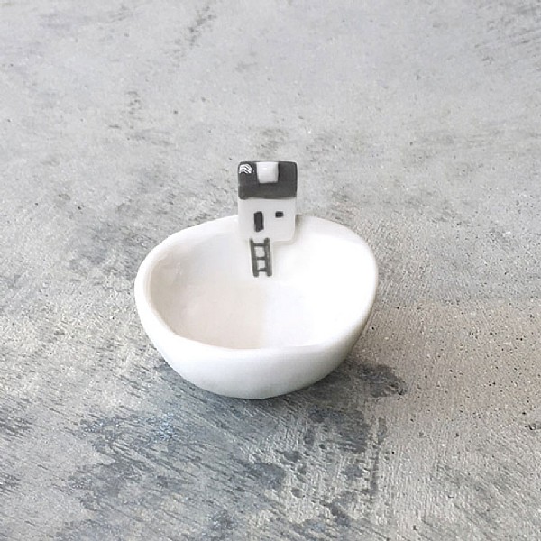 East of India 'House & Ladder' Little Bowl