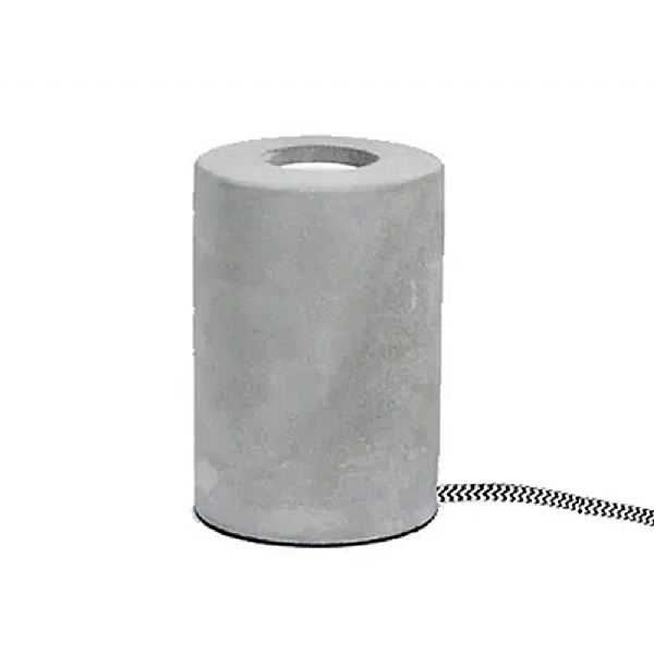 Steepletone B2 Grey Concrete Screw Down Style Table Lamp Base