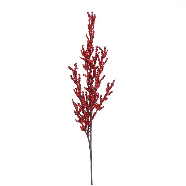Festive Red Sequin Stem 67cm
