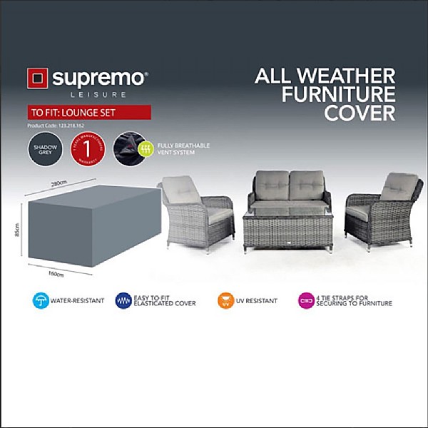 Supremo Deluxe Lounge Set Cover Furniture Cover Garden Furniture