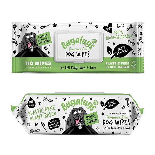 Bugalugs BioDegradeable Pet Wipes (100 Pack)