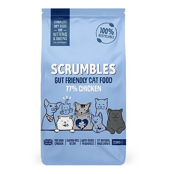Scrumbles Dry Kitten Food - Chicken (2.5kg)