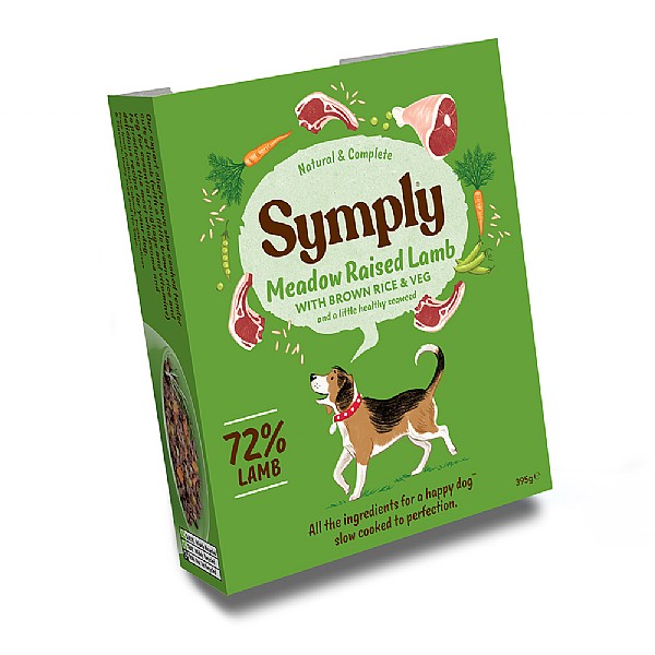Symply Meadow Raised Lamb Wet Dog Food - Adult (396g)