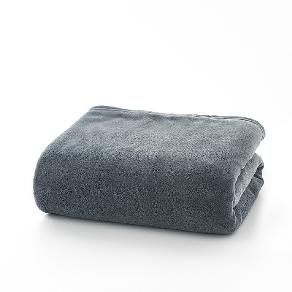 Deyongs Snuggle Throw Charcoal - 140 x 180cm