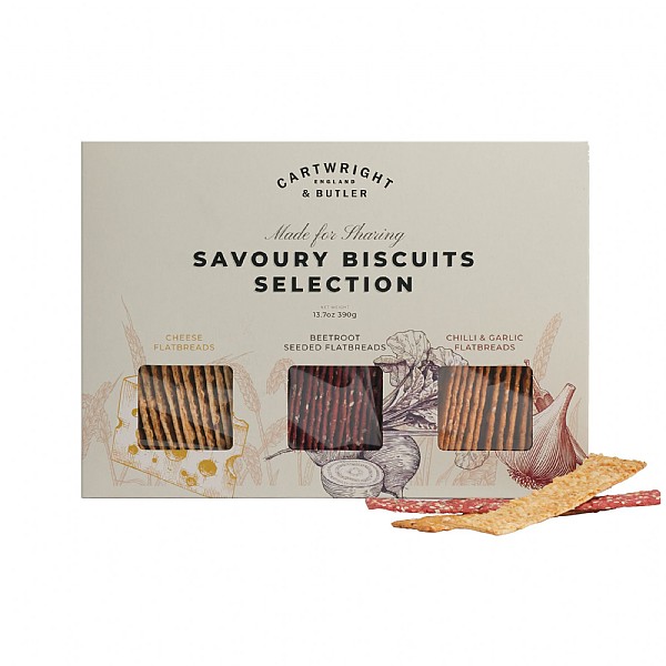Cartwright & Butler Savoury Biscuits Selection 390g