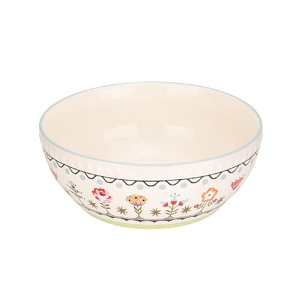 Cath Kidston Painted Table Ceramic Large Serving Bowl 26cm