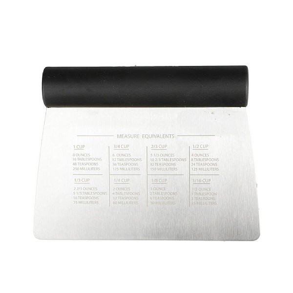 KitchenAid Stainless Steel All-Purpose Scraper / Dough Cutter - Black