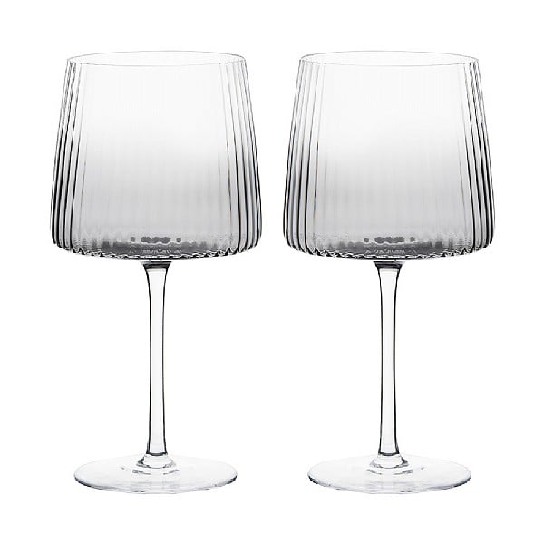 Anton Studio Designs Empire Gin Glasses Smoke - Set of 2