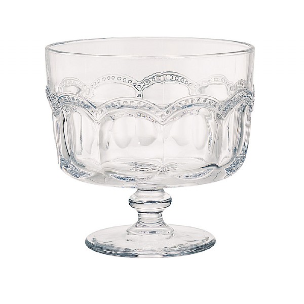 Artland Pearl Ridge Trifle Bowl