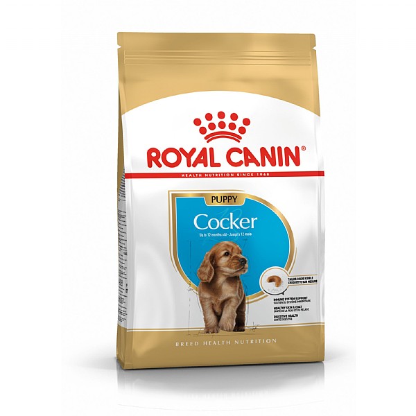 Royal Canin Breed Health Nutrition Cocker Dry Dog Food - Puppy (3kg)