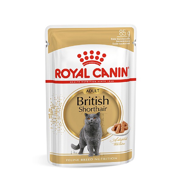 Royal Canin Feline Breed Nutrition British Shorthair Wet Food (85g)