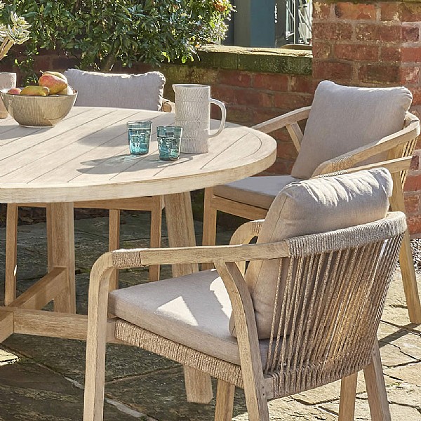 Kettler Cora Seat Round Dining Set Garden Dining Sets Webbs
