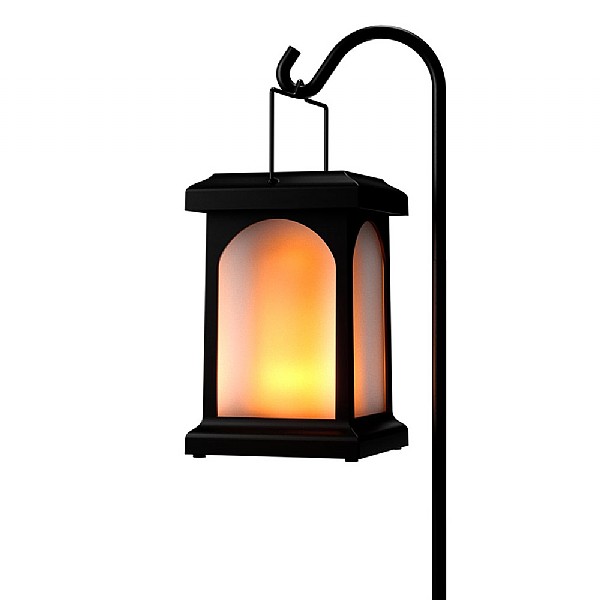 TrueFlame USB Solar Crook Lantern Garden Lighting Webbs Garden