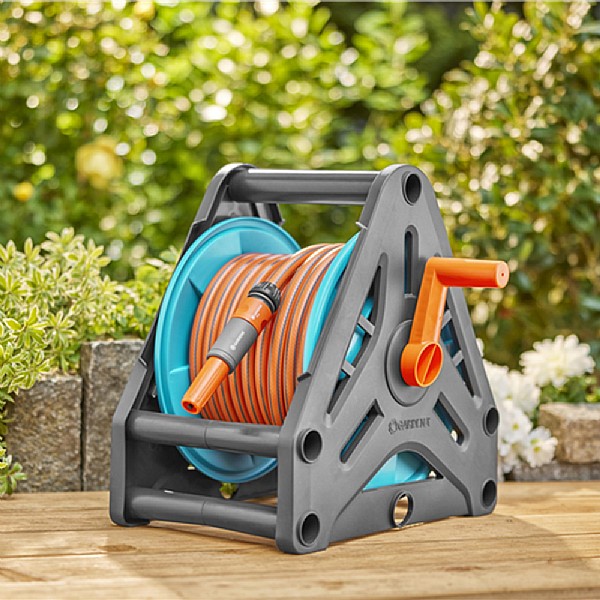 Water VINGLI Portable Garden Hose Reel Cart With 49ft Hose And