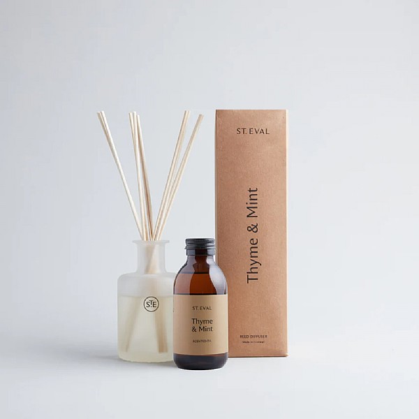 St Eval Thyme and Mint, Reed Diffuser (150ml)