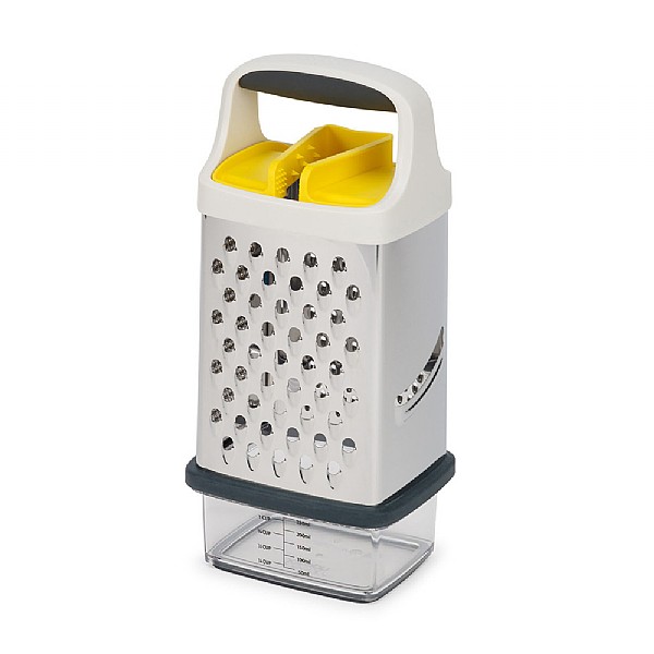 Joseph Joseph Multi-Grip™ Box Grater with Precision Food-Grip - Yellow