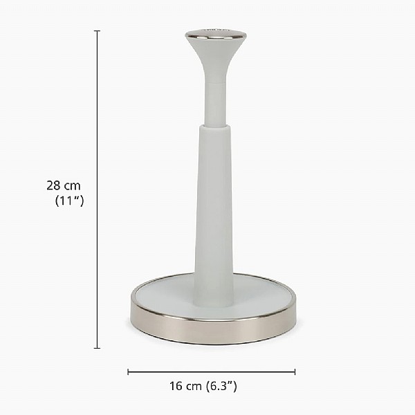 Joseph Joseph Push&Tear™ Kitchen Roll Holder - Stone
