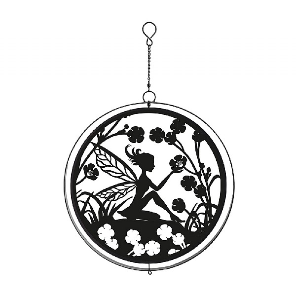 Metal Fairy Hanging Spinner